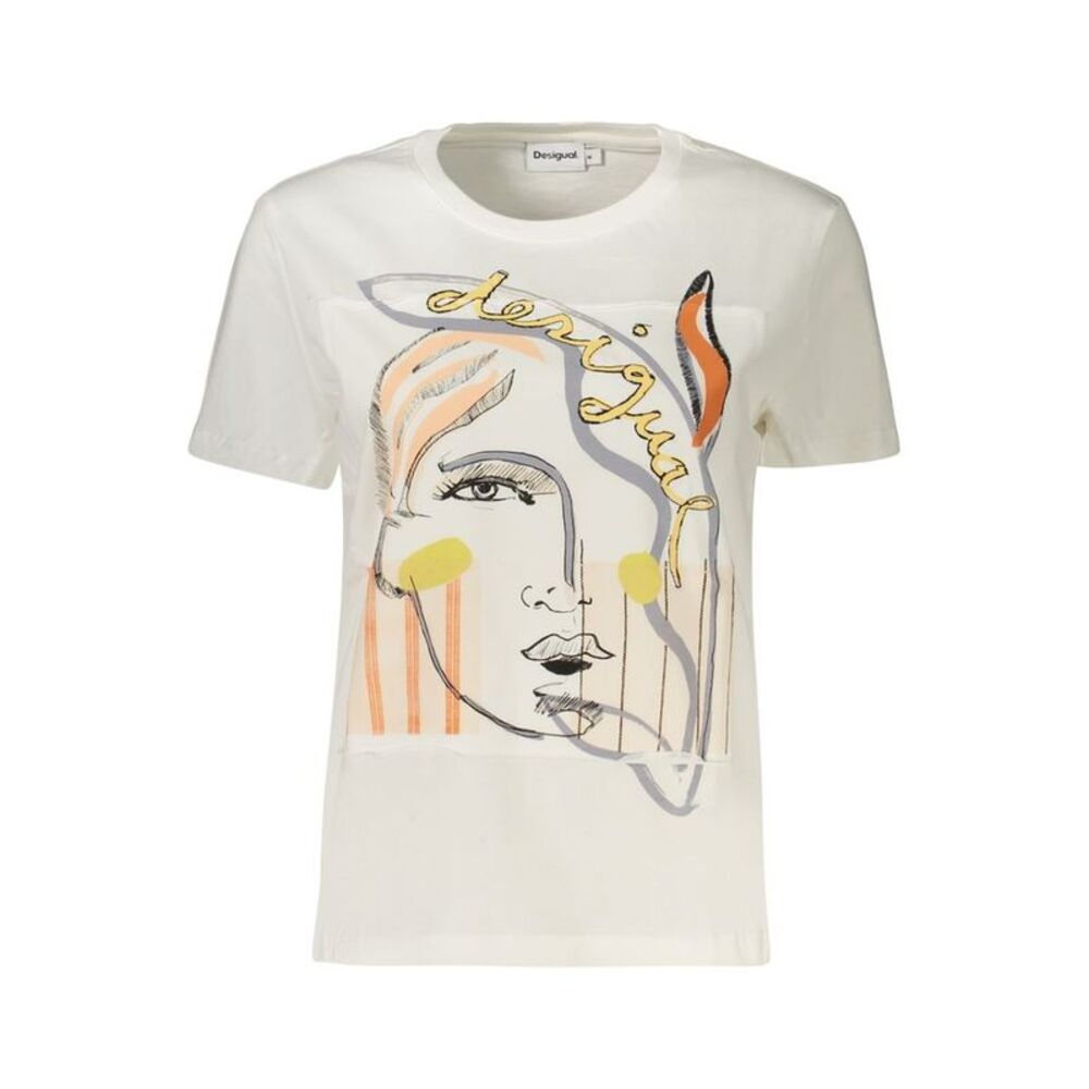 Desigual Bianco Cotton Women's Women's T-Shirt